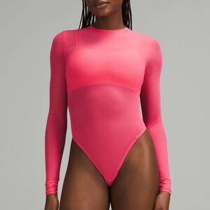 Lululemon Wundermost Nulu Mesh Long-Sleeve Crewneck Bodysuit - New